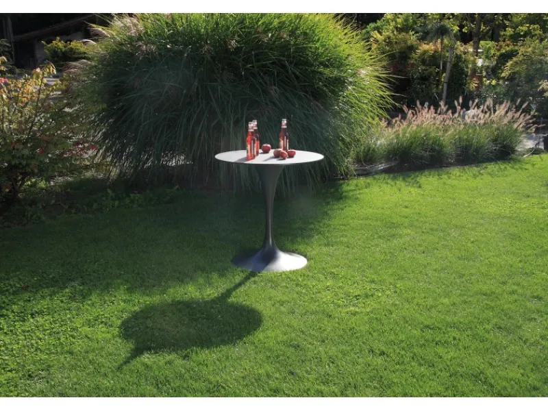 Klapptisch Rund Anthrazit 70 cm x 70 cm*Acamp Discount