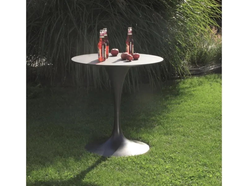 Klapptisch Rund Anthrazit 70 cm x 70 cm*Acamp Discount