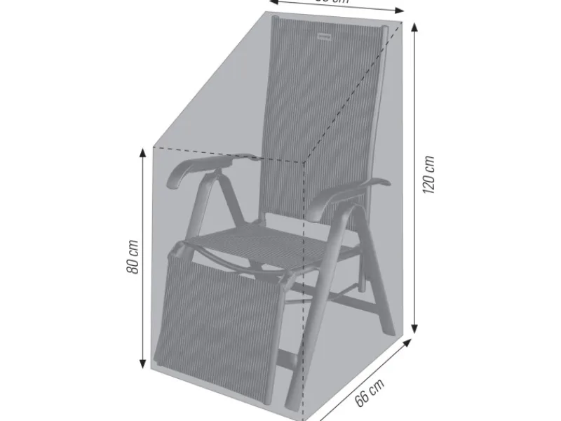 Premium-Schutzhülle Stuhl oder Relaxliege Grau*Acamp Outlet