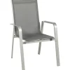 Set 4x Stapelsessel Urban 54 cm x 60 cm x 82 cm Platin-Graphit*Acamp Outlet