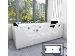 Whirlpool Pool Badewanne Wanne W83-C 90x180*AcquaVapore