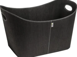 Aduro Kaminholzregale|Holzkorb Baseline Schwarz aus PET