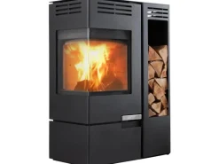 Aduro Kaminholzregale|Kaminholzregal für 12 Schwarz