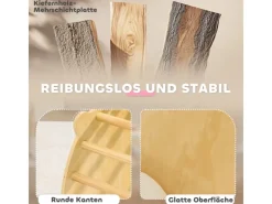 AIYAPLAY Fitnessgeräte|3 in 1 Klettergerüst Set mit Tischplatte Kissen für Kinder