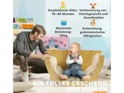 AIYAPLAY Fitnessgeräte|3 in 1 Klettergerüst Set mit Tischplatte Kissen für Kinder