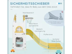 AIYAPLAY Outdoor-Spielzeug|Gartenspielgeräte|Kinderrutsche 7 in 1 mit Basketballkorb Klettergerüst