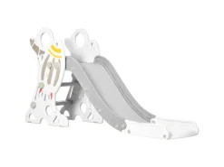AIYAPLAY Outdoor-Spielzeug|Kinderrutsche Freistehende Rutsche Grau Weiß 157 x 46,5 x 80 cm