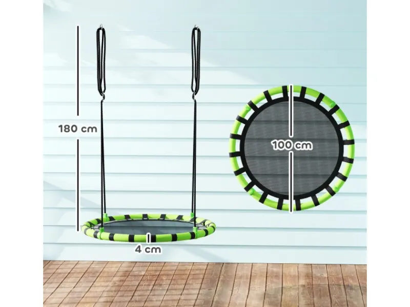 Kinderschaukel PE 100% Polyester 100L x 100B x 180H cm*AIYAPLAY