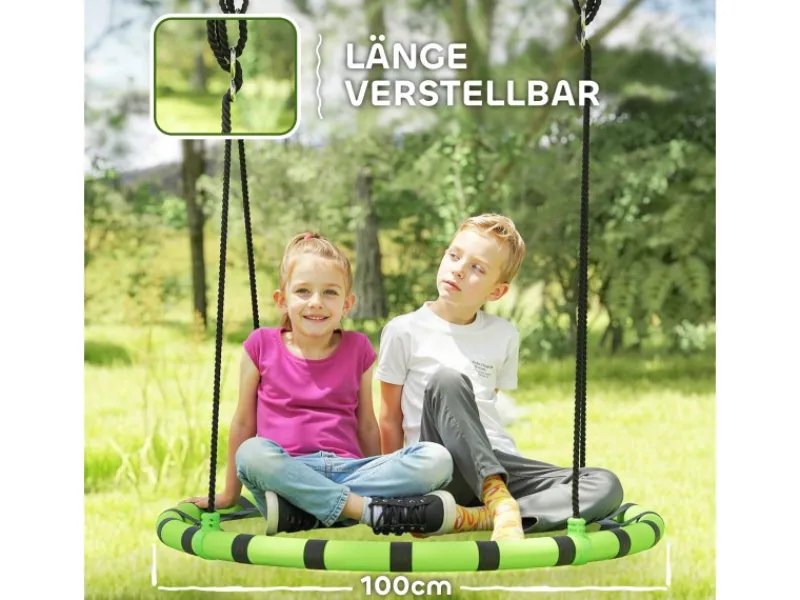 Kinderschaukel PE 100% Polyester 100L x 100B x 180H cm*AIYAPLAY