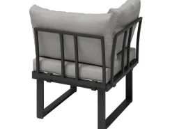 Gartenmöbel-Sets|Lounge-Gartenmöbel|Alu-Ecksessel Lipson Aluminium Grau