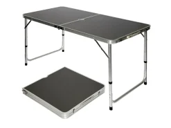 AMANKA Campingzubehör|Campingtisch 120 x 60 x 70 cm Grau