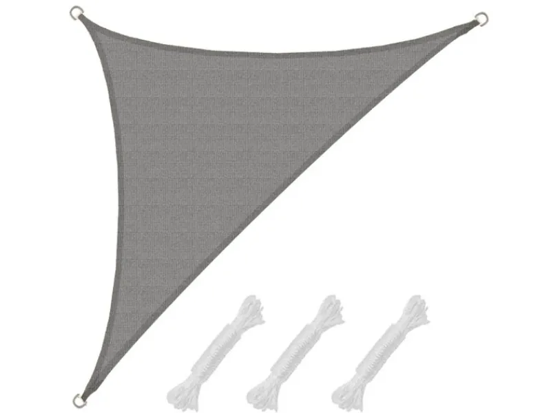 HDPE Sonnensegel - 3 x 3 x 4,2m Rechtwinklig*AMANKA Discount