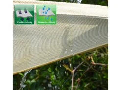 HDPE Sonnensegel Wasserdurchlässig - 8 x 8 x 8 m Dreieckig*AMANKA Clearance