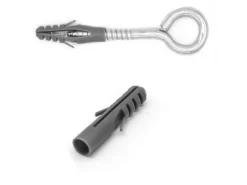 Hängematten Befestigung mit Karabiner Schraube & Seil bis 160 kg*AMANKA