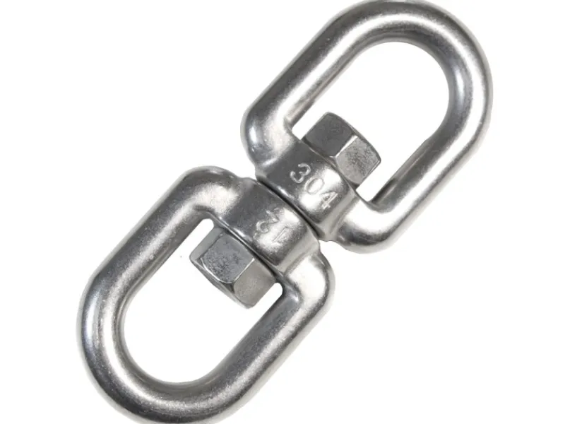 XL-Hängesessel Drehwirbel 10 x 125 mm bis 420 kg Silber*AMANKA Clearance