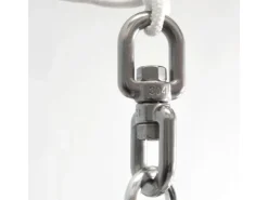 XL-Hängesessel Drehwirbel 10 x 125 mm bis 420 kg Silber*AMANKA Clearance