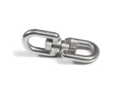 XL-Hängesessel Drehwirbel 10 x 125 mm bis 420 kg Silber*AMANKA Clearance