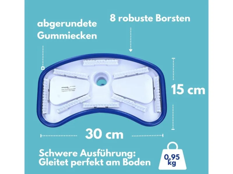 Einbaupools|Amapool Basics Pool Bodensauger