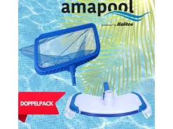 Amapool Pool Reinigungsset Deluxe 2 Teilig* Hot