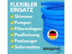 Einbaupools|Amapool Poolschlauch Basics 9 m