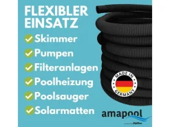 Einbaupools|Amapool Poolschlauch Basics 6 m