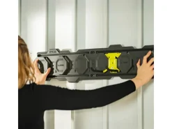 Amazing Spaces Fitnessgeräte|Gartenhaus Urban One Typ 7 Überdachung Rechts 345 x 298 cm Weiß