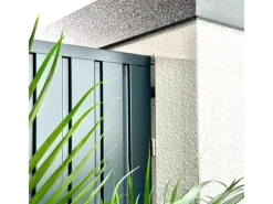 Gartenhaus Urban One Typ 5 Überdachung Rechts 290 x 298 cm Weiß*Amazing Spaces