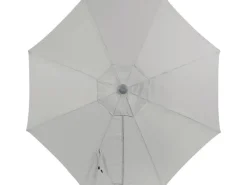 Sonnenschirme|Ampelschirm Ø 245 cm Grau-Silber mit Dreh- & Neigungsfunktion