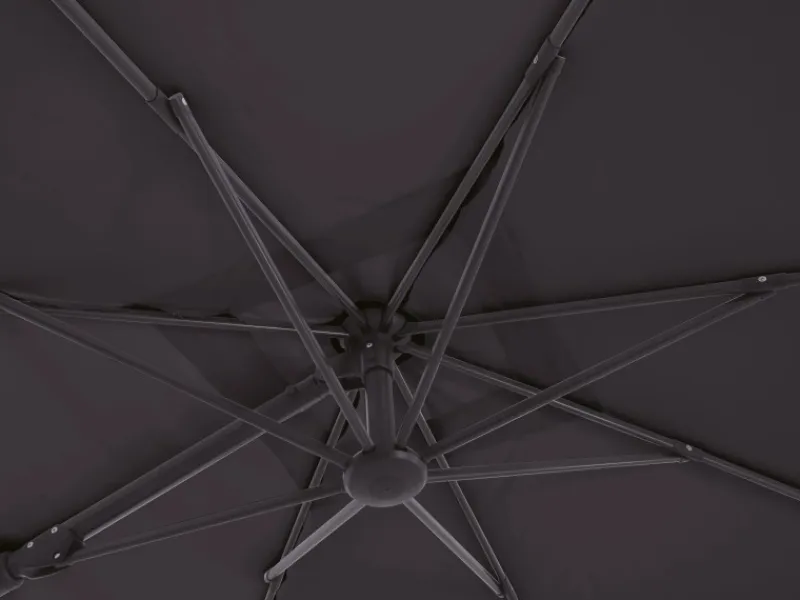 Sonnenschirme|Ampelschirm Aros 2,8 m x 2,8 m Quadratisch mit Kurbel