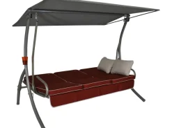 Angerer Freizeitmöbel Hollywoodschaukeln|Angerer Hollywoodschaukel Primero Style 3-Sitzer mit Liegefunktion