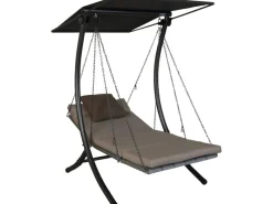 Angerer Freizeitmöbel Hollywoodschaukeln|Angerer Hollywoodschaukel 1-Sitzer Luxus Smart Sand