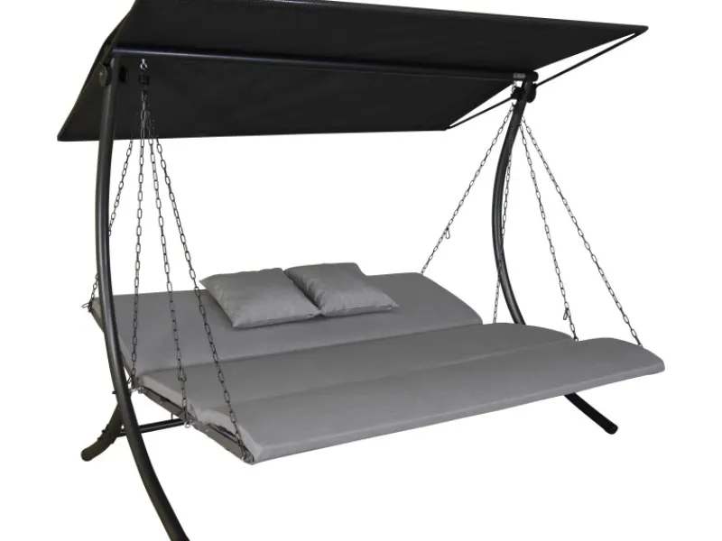 Angerer Hollywoodschaukel Luxus Zip Granit*Angerer Freizeitmöbel Hot