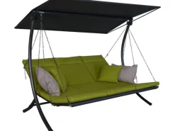 Angerer Freizeitmöbel Hollywoodschaukeln|Angerer Hollywoodschaukel Swing Smart Lime 3-Sitzer