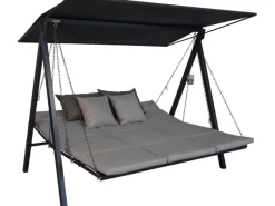 Hollywoodschaukeln|Angerer Hollywoodschaukel 3-Sitzer Lounge Smart Sand