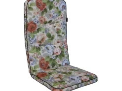 Angerer Stuhlauflage Hoch Wolfgangsee Creme Blumen*Angerer Freizeitmöbel Outlet