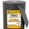 130m² Gartenvlies Unkrautvlies Unkrautfolie Mulchfolie Mulchvlies 150g/m² 1m Breit*Aquagart