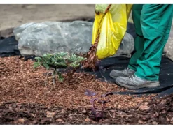 120m² Gartenvlies Unkrautvlies Unkrautfolie Mulchfolie Mulchvlies 150g 2m Breit*Aquagart Hot