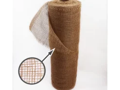 5m x 1m Jutegewebe 105g/m² Jutematte Gartenjute Jute Stoff Sackleinen Juteband*Aquagart