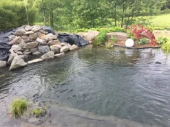 Aquagart Hydrokultur|Teichfolien|Teichfolie PVC 12m x 6m 0,5mm Schwarz Folie für den Gartenteich