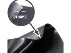 Teichfolie PVC 2m x 2m 1,0mm Schwarz Folie für den Gartenteich*Aquagart New