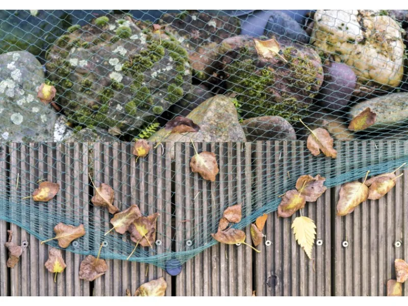 Teichnetz 14m x 10m Laubnetz Abdecknetz Silonetz Robust*Aquagart Discount