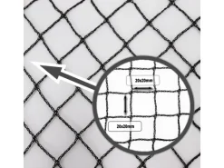 Teichnetz 19m x 16m Schwarz Fischteichnetz Laubnetz Netz Vogelschutznetz Robust*Aquagart Discount