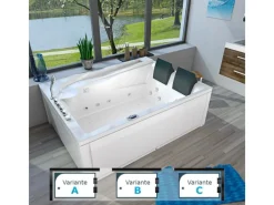 AcquaVapore Outdoor Whirlpools|AquaVapore Whirlpool Pool Badewanne Wanne W12H-TH-A 135x180cm