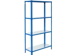Steckregal Blau & Verzinkt 200 x 60 x 40 cm 4 Böden 180 kg*AR Shelving Online