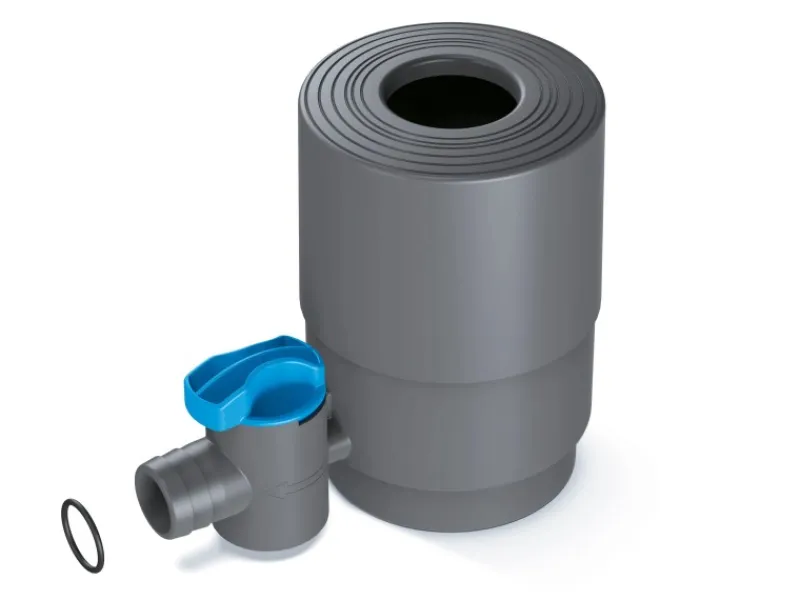 Arves Regenwasser-Nutzung|Regensammler mit Hahn Hellgrau