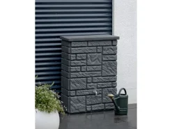 Arves Regenwasser-Nutzung|Regentonne Maurano 300 l Black Granit