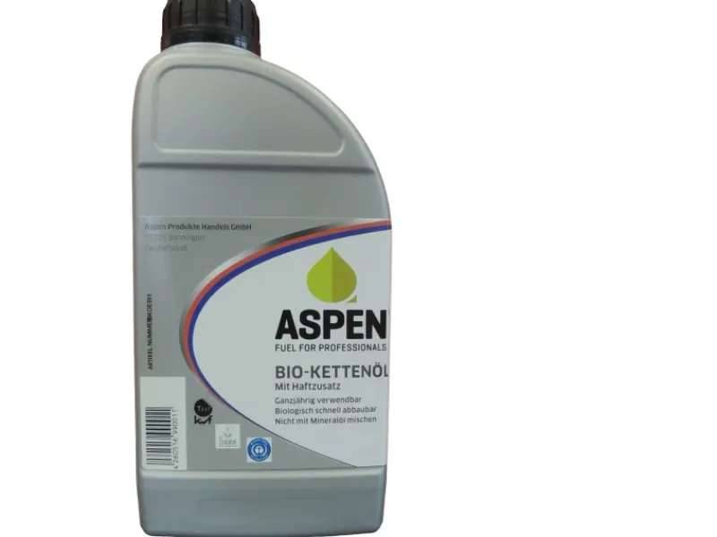 Aspen Kettensägen|Bio-Kettenöl mit Haftzusatz 1 l