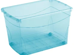 KIS Universalboxen|Sportgeräte|Aufbewahrungsbox Home XL mit 4 Rollen Purist Blue