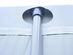 Avenli Aufstellpools|Frame Rectangular Stahlrahmenpool Rechteckig 400 x 200 x 100 cm Grau mit Reparaturaufkleber und Anleitung