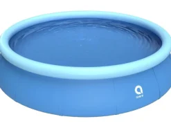 Avenli Aufstellpools|Prompt Set Pool Aufblasbar Rund 420 x 84 cm Blau mit Reparaturaufkleber und Bodenablassventil